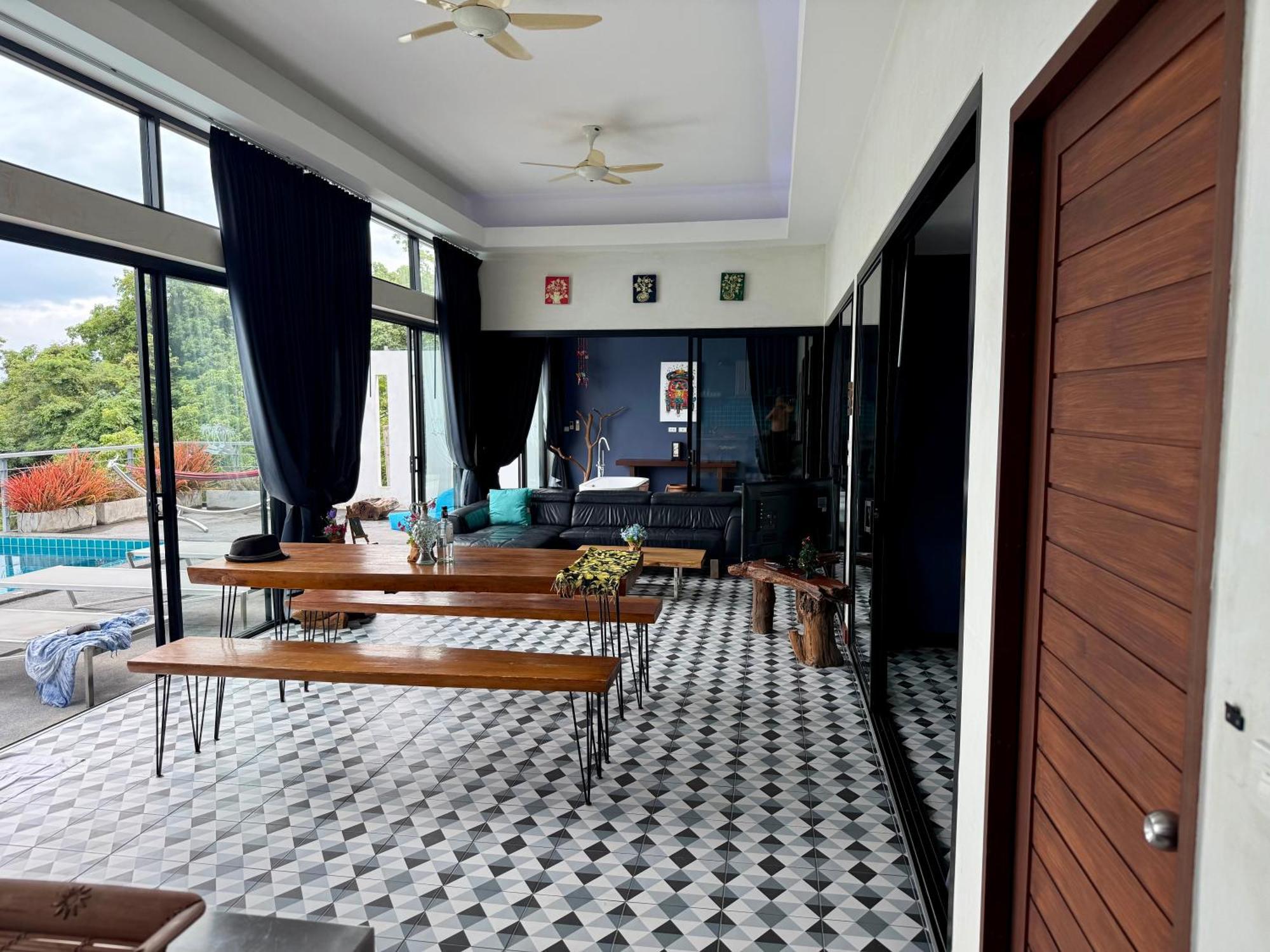 Ko Samui Seaview Pool Villa Seren With Car Лаем-Сет-Бич Экстерьер фото